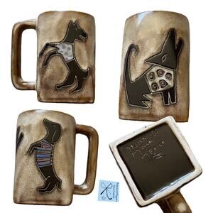 Mara Design by Mara Mexican Stoneware Dogs Mug